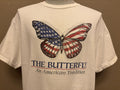 Vintage 9039s The Butterfly An American Tradition Flag Tshirt L Graphic Tee – Everyday Comfort · Trending Graphic Apparel