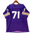 Vintage 1970s Rayon Football Jersey Medium Purple Jersey – Feel-Good Design · Great Gift For Fans