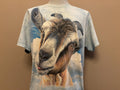 Vintage 200039s Goat In Clouds Cute Tye Dye Tshirt XL Graphic Tee – Soft Feel · Trending Graphic Apparel