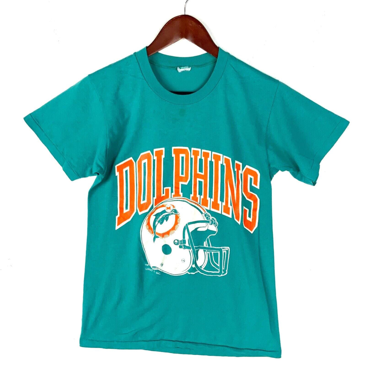 Vintage Miami Dolphins Logo 7 Tshirt Small Green Nfl Football Single Stitch 80s Graphic Tee – Cozy Vibes · Perfect For Daily Wear