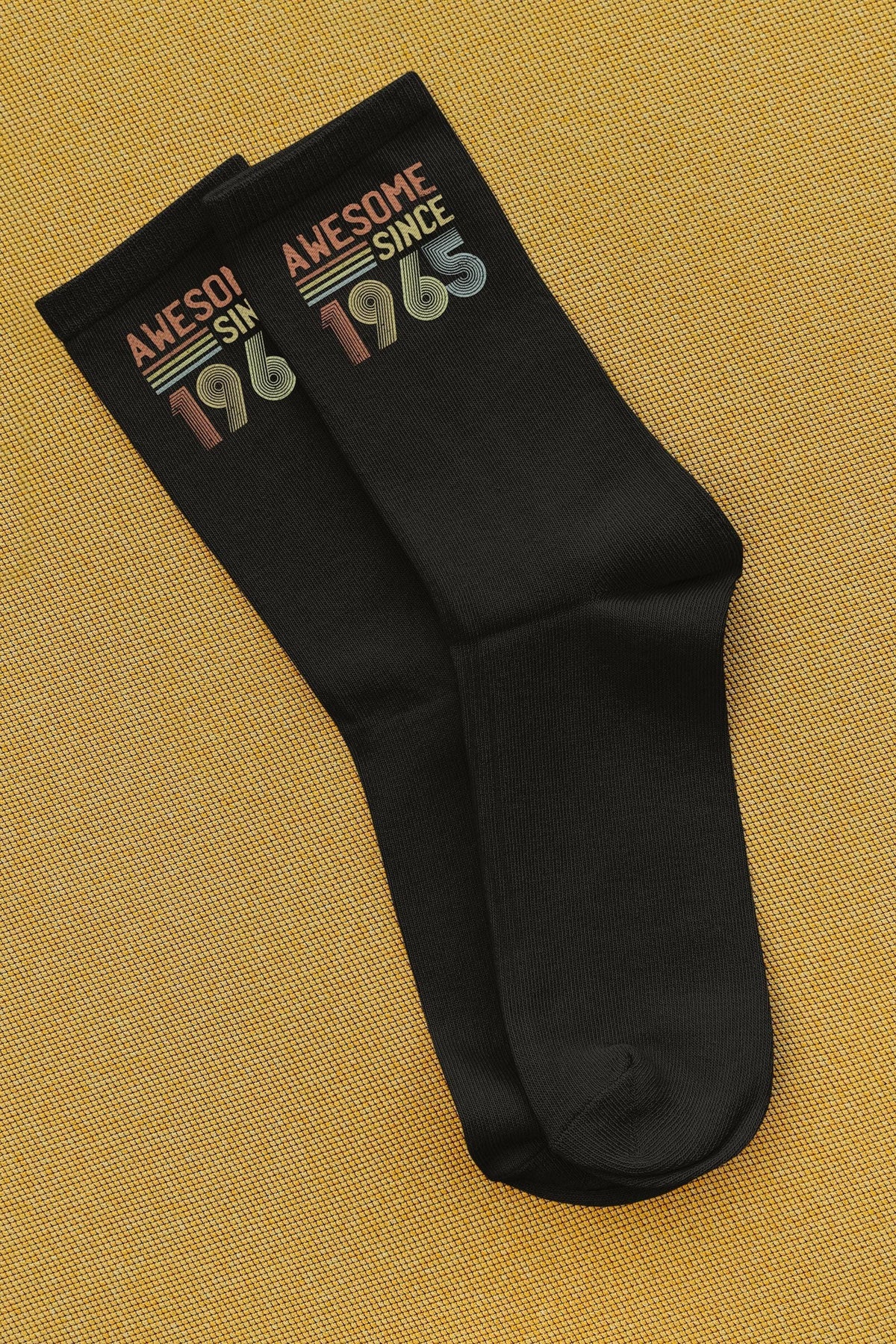 60th birthday socks awesome since 1965 socks unique birthday gift for men 60 years old gift funny birthday socks Graphic Tee – Everyday Comfort · Trending Graphic Apparel