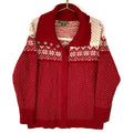 Eddie Bauer Knit Wool Sweater Womens 2XL Red Full Zip Shawl Snow Flake Cardigan Graphic Tee – Premium Graphic · Must-Have Style