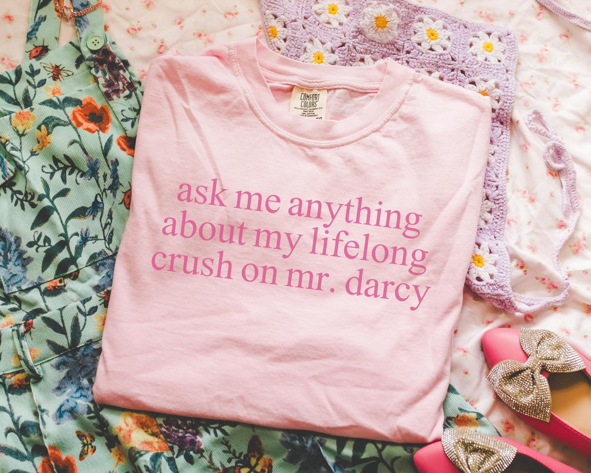 Pride and Prejudice Tee Shirt for Bookworm Who Loves Mr Darcy Silly Classic Literature TShirt for Romance Reader Book Lover Gift Idea Graphic Tee – Easygoing Wear · Perfect For Daily Wear