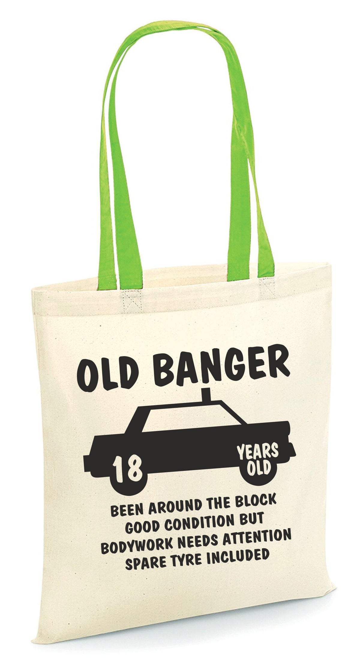 18th Birthday Tote Bag Born in 2007 Party Bag Funny Gift Idea 18 Years Old Novelty Tote Old Banger Birthday Present Bag Tote Bag – Warm & Stylish · Trending Graphic Apparel