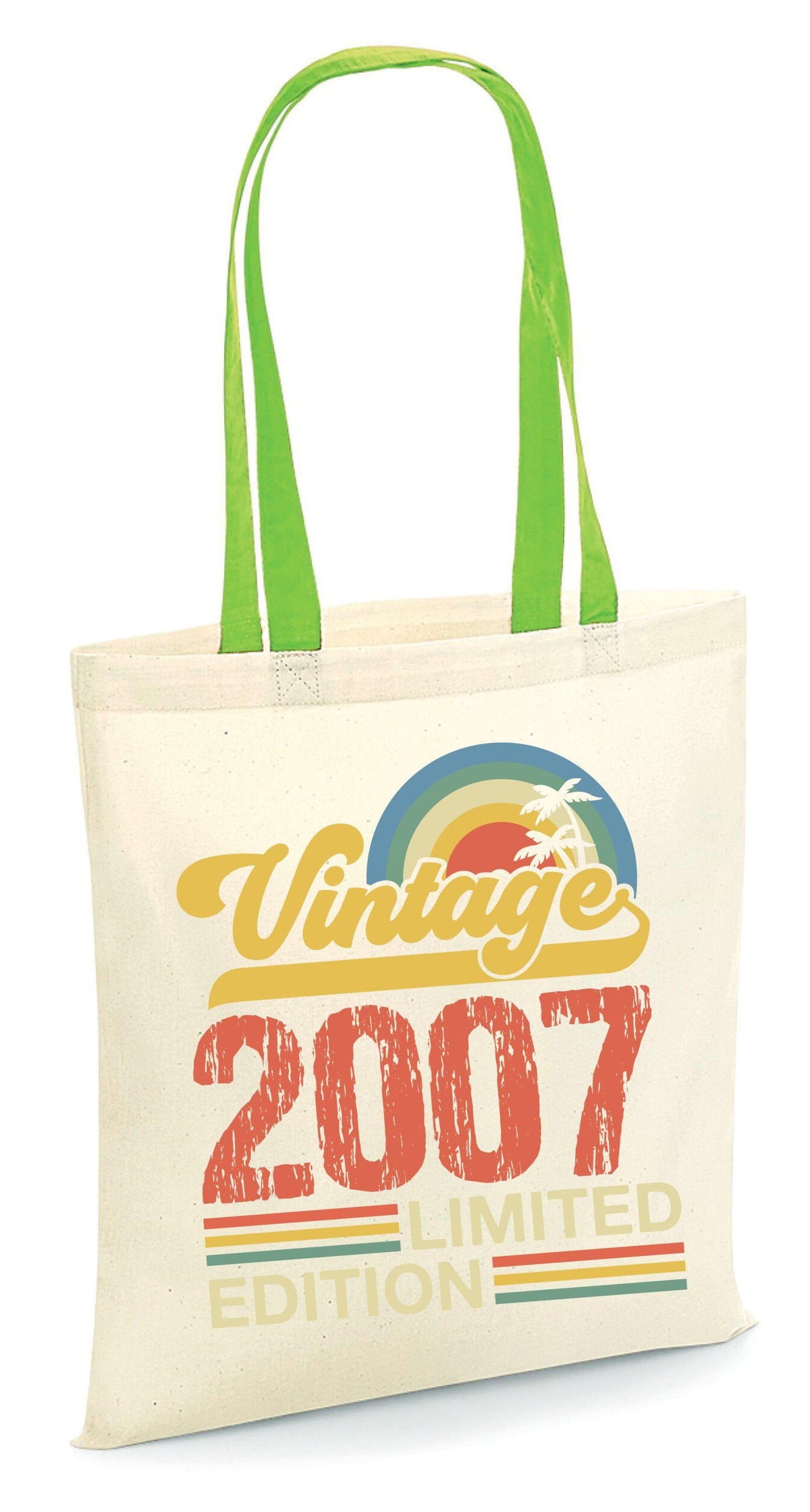 Vintage 2007 Limited Edition Tote Bag 18th Birthday Tote Bag Born in 2007 Gifts 18 Years Old Party Bag Reusable Grocery Bag Tote Bag – Bold Style · Top Pick For Any Outfit