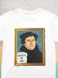 Funny Martin Luther Tee Shirt for Historian Who Loves Religious History Famous Paintings 16th Century European History Graduation Gift Graphic Tee – Feel-Good Design · Perfect For Daily Wear
