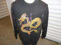 Vintage 9039s Japanese Dragon Black Crewneck Sweatshirt Size L Sweatshirt – Aesthetic Look · Must-Have Style