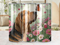 Digital 20 Oz Tumbler Wrap Dog In Field Of Flowers Butterfly Dog Lovers Gift Wrap Digital Download High Resolution PNG Graphic Tee – Bold Style · Trending Graphic Apparel