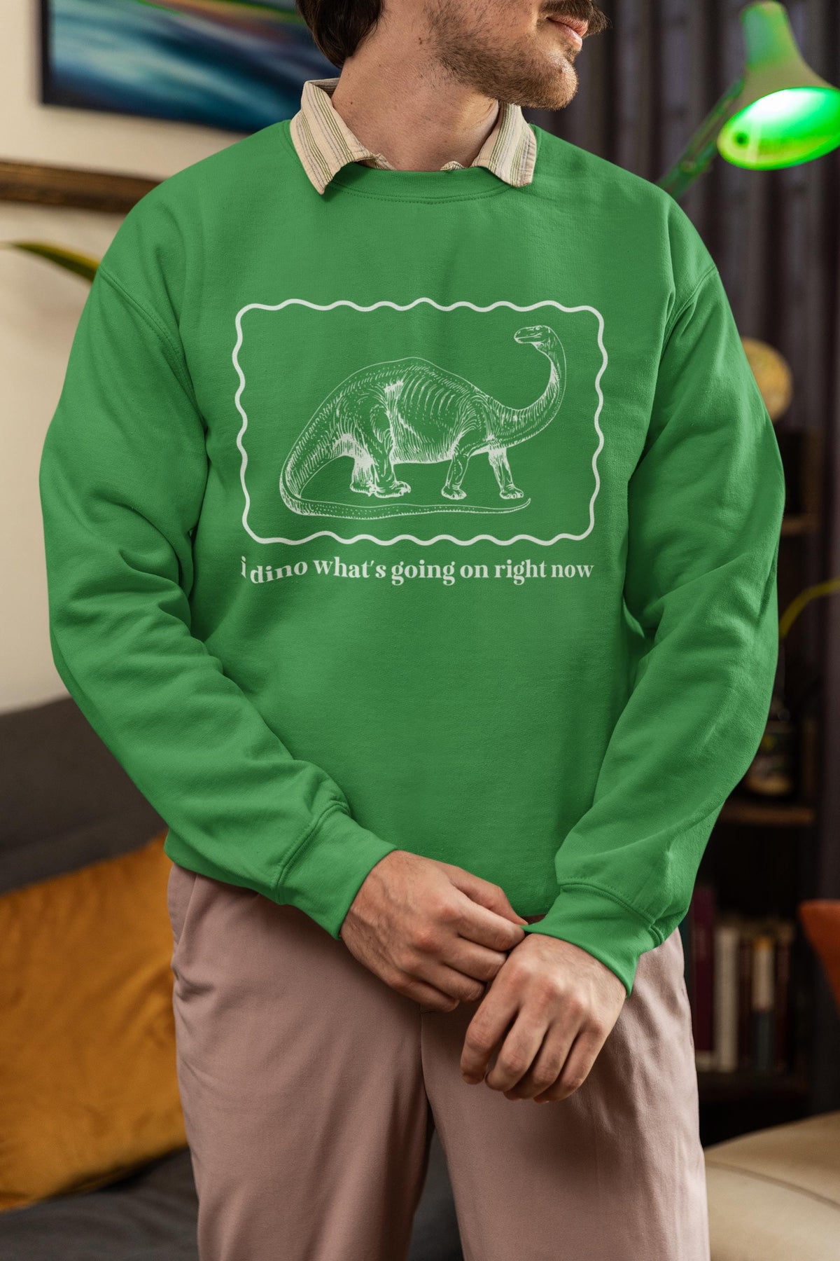 Funny Dinosaur Sweatshirt for Birthday Funny Saying Shirt for Paleontologist or Science Major Gift for Geologist or Science Professor Sweatshirt – Bold Style · High-Quality Print