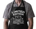 50th Birthday Gift Born 1975 Funny Cooking Apron BBQ Master 50 Years Old Kitchen Legend Unisex Gift for Him Her Chef Graphic Tee – Bold Style · Trending Graphic Apparel