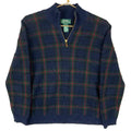 Lauren Ralph Lauren Knit Sweater Womens Small Blue 14 Zip Checkered Cardigan Graphic Tee – Bold Style · Perfect For Daily Wear
