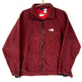 Vintage The North Face Fleece Sweater Jacket Medium Maroon Red Full Zip Graphic Tee – Bold Style · Great Gift For Fans