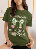 St Patricks Day Teacher Tee Shirt Second Grade Rocks Funny Saying Teaching Assistant TShirt for Student Teacher Elementary Education Graphic Tee – Fan Favorite · Trending Graphic Apparel