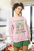St Patricks Day Librarian Sweatshirt The Library Grade Rocks Funny Saying Bookish Crewneck School Librarian Bookworm or Author Shirt Sweatshirt – Feel-Good Design · Great Gift For Fans