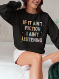 Book Lover Sweatshirt for Friend Who Loves Romantasy Novels or Historical Fiction Cute Bookish Shirt Reader or School Librarian Bookworm Sweatshirt – Cozy Vibes · High-Quality Print