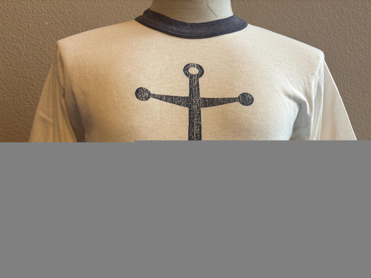 Vintage 80s Captain Anchor Sea Boat Tshirt M Graphic Tee – Aesthetic Look · High-Quality Print