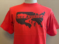 Vintage 90s Bike America USA Outline Bicycle Tshirt L Graphic Tee – Soft Feel · Perfect For Daily Wear