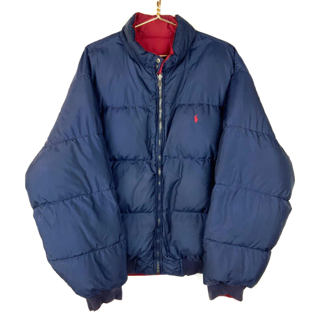 Vintage Polo Ralph Lauren Down Puffer Jacket Size 2XL Blue Full Zip Reversible Graphic Tee – Bold Style · Trending Graphic Apparel