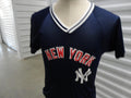 Vintage 8039s New York Yankees Champion MESH Jersey V Neck T shirt S Jersey – Premium Graphic · Trending Graphic Apparel