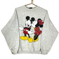 Vintage Mickey Minnie Mouse Disney Sweatshirt Crewneck Large Gray Cartoon 90s Sweatshirt – Easygoing Wear · Must-Have Style