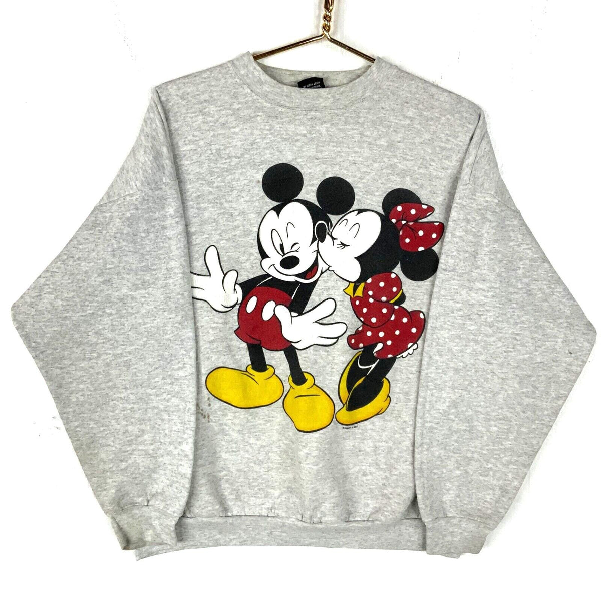 Vintage Mickey Minnie Mouse Disney Sweatshirt Crewneck Large Gray Cartoon 90s Sweatshirt – Easygoing Wear · Must-Have Style