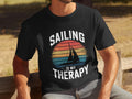 Men39s Funny Therapy TShirt Sailing Is My Therapy Tee Sailing Graphic Shirt Humorous Sailing TShirt for Men Sailor Gift Idea Graphic Tee – Feel-Good Design · Must-Have Style