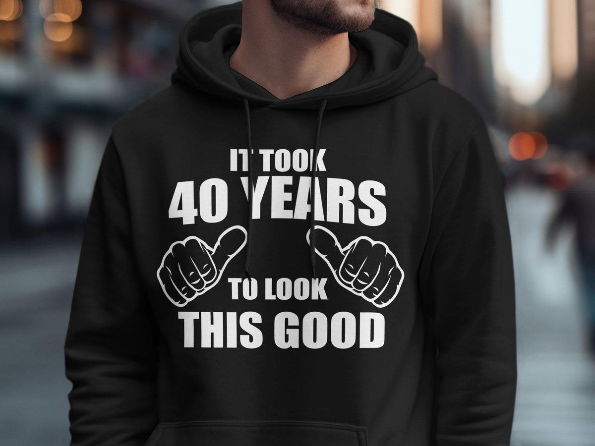 Funny 40th Birthday Shirt Born In 1983 40 Years Old Gildan 5000 TShirt Gildan 18000 Sweatshirt Gildan 18500 Hoodie Hoodie – Warm & Stylish · Great Gift For Fans