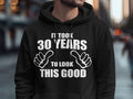 30th Birthday Shirt Born In 1993 Gildan T Shirt Sweatshirt Hoodie Funny 30 Years Old Gift It Took 30 Years To Look This Good Hoodie – Bold Style · Great Gift For Fans