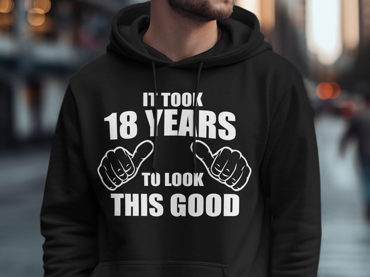 18th Birthday TShirt 18 Years Old Birthday Gift Born In 2007 Shirt Funny 18th Birthday It Took 18 Years To Look This Good Graphic Tee – Everyday Comfort · Must-Have Style