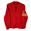 Vintage Grandpa Knit Wool Sweater Small Red Cardigan 90s Graphic Tee – Fan Favorite · High-Quality Print