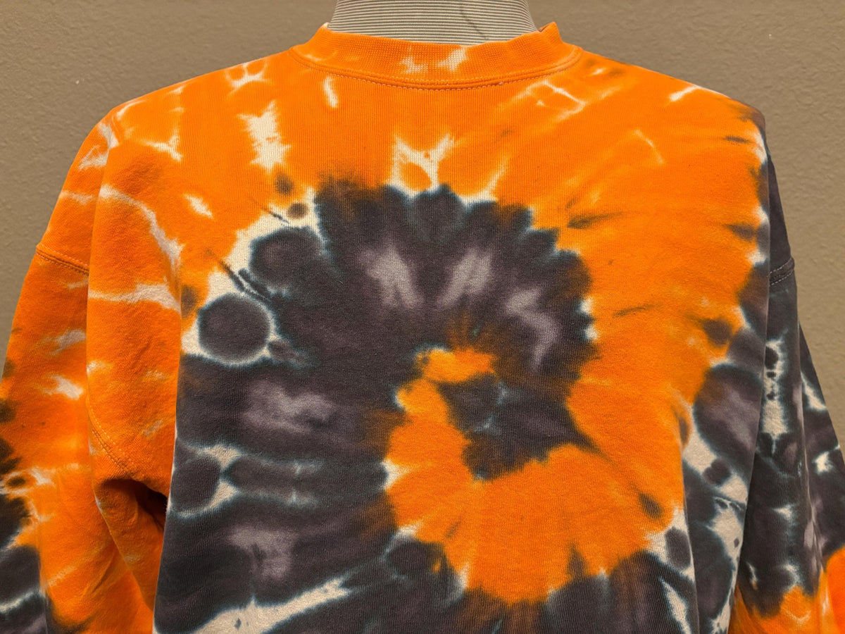 Vintage 90s Orange Purple And White Swirl Tye Dye Crewneck Sweatshirt XL Sweatshirt – Everyday Comfort · Must-Have Style