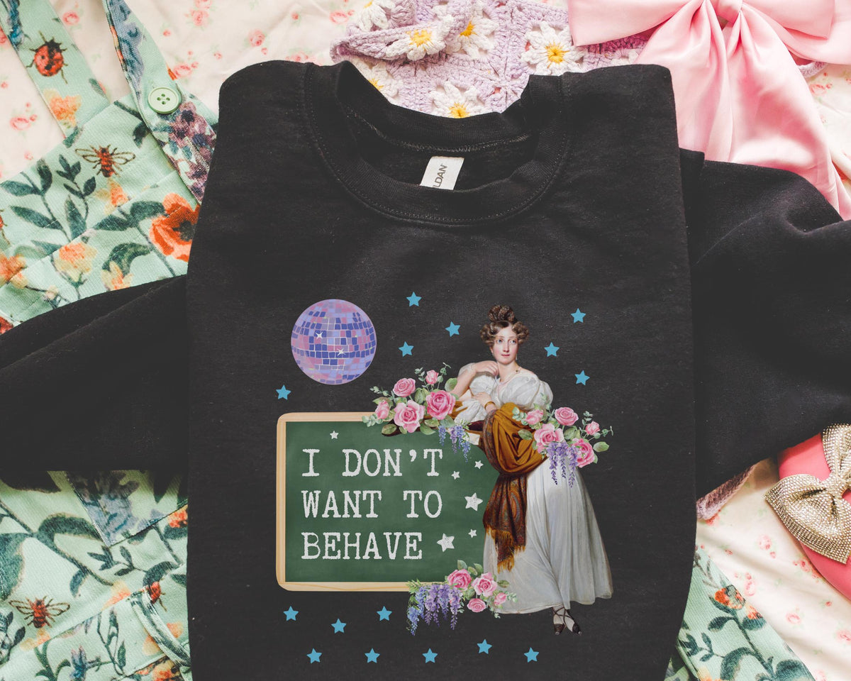 Funny Feminist Sweatshirt for Art Historian Shirt with Stars Funny Sarcastic Shirt for Daughter or Friend Celestial Magic Weirdcore Gift Sweatshirt – Premium Graphic · Great Gift For Fans