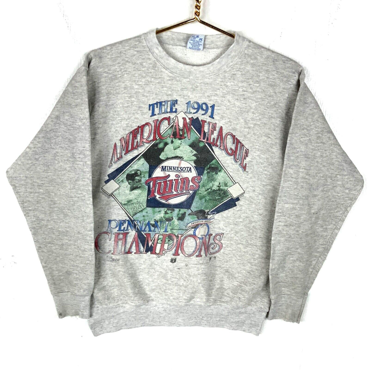 Vintage Minnesota Twins Salem Sweatshirt Medium 1991 American League Champ Mlb Sweatshirt – Cozy Vibes · High-Quality Print