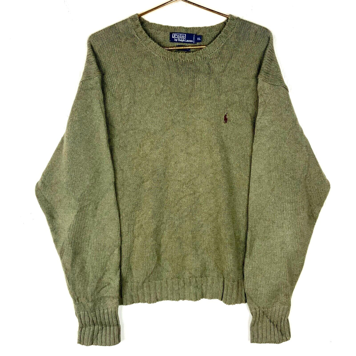 Vintage Polo Ralph Lauren Knit Crewneck Sweater XL Green 90s Graphic Tee – Easygoing Wear · Must-Have Style