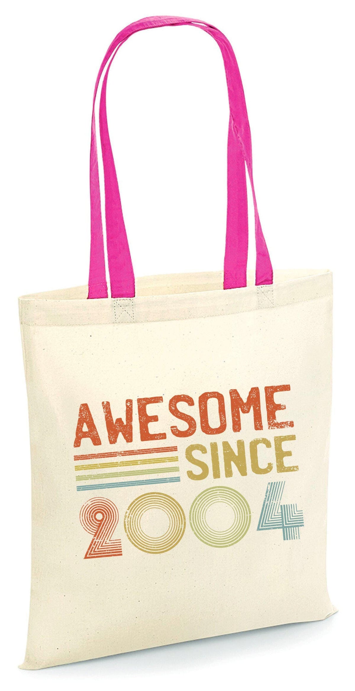 Awesome Since 2004 Tote Bag 21st Birthday Tote Bag Born in 2004 Bag 21 Years Old Party Bag EcoFriendly Bag for Life Tote Bag – Bold Style · High-Quality Print