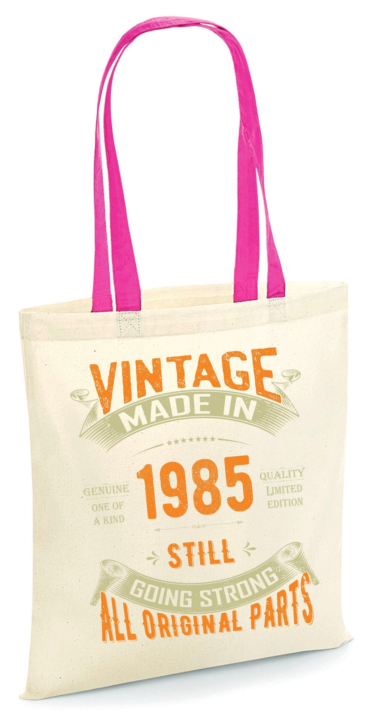 Vintage Made in 1985 Tote Bag 40th Birthday Tote Bag Born in 1985 Bag 40 Years Old Gift Bag 40th Party Bag Bag for Life Tote Bag – Cozy Vibes · Must-Have Style