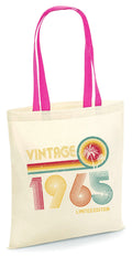Vintage 1965 Limited Edition Tote Bag 60th Birthday Gift Born in 1965 60 Years Old Celebration Retro Tote Bag for Life Tote Bag – Warm & Stylish · Trending Graphic Apparel