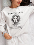 Emily Bronte Sweatshirt Funny English Literature Shirt for Romance Reader Who Loves Wuthering Heights and Heathcliff 19th Century Books Sweatshirt – Everyday Comfort · Great Gift For Fans