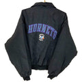 Vintage Charlotte Hornets Logo 7 Jacket XL Black Full Zip Nba Light Puffer 90s Graphic Tee – Bold Style · Top Pick For Any Outfit