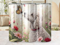 Digital Tumbler Wrap with Dog Butterfly Fields of Flowers 20oz Tumbler Wrap Dog Lover Gift Cute Dog Tumbler Design Graphic Tee – Everyday Comfort · Top Pick For Any Outfit