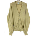 Vintage Lacoste Knit Sweater Large Beige Cardigan Made Usa 90s Graphic Tee – Cozy Vibes · Must-Have Style