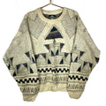 Vintage Grandpa Knit Crewneck Sweater XL Beige Made Usa Pattern 90s Graphic Tee – Premium Graphic · Trending Graphic Apparel