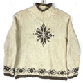 Lauren Ralph Lauren Knit Wool Sweater Womens Size Small Beige Snowflake Graphic Tee – Warm & Stylish · Perfect For Daily Wear