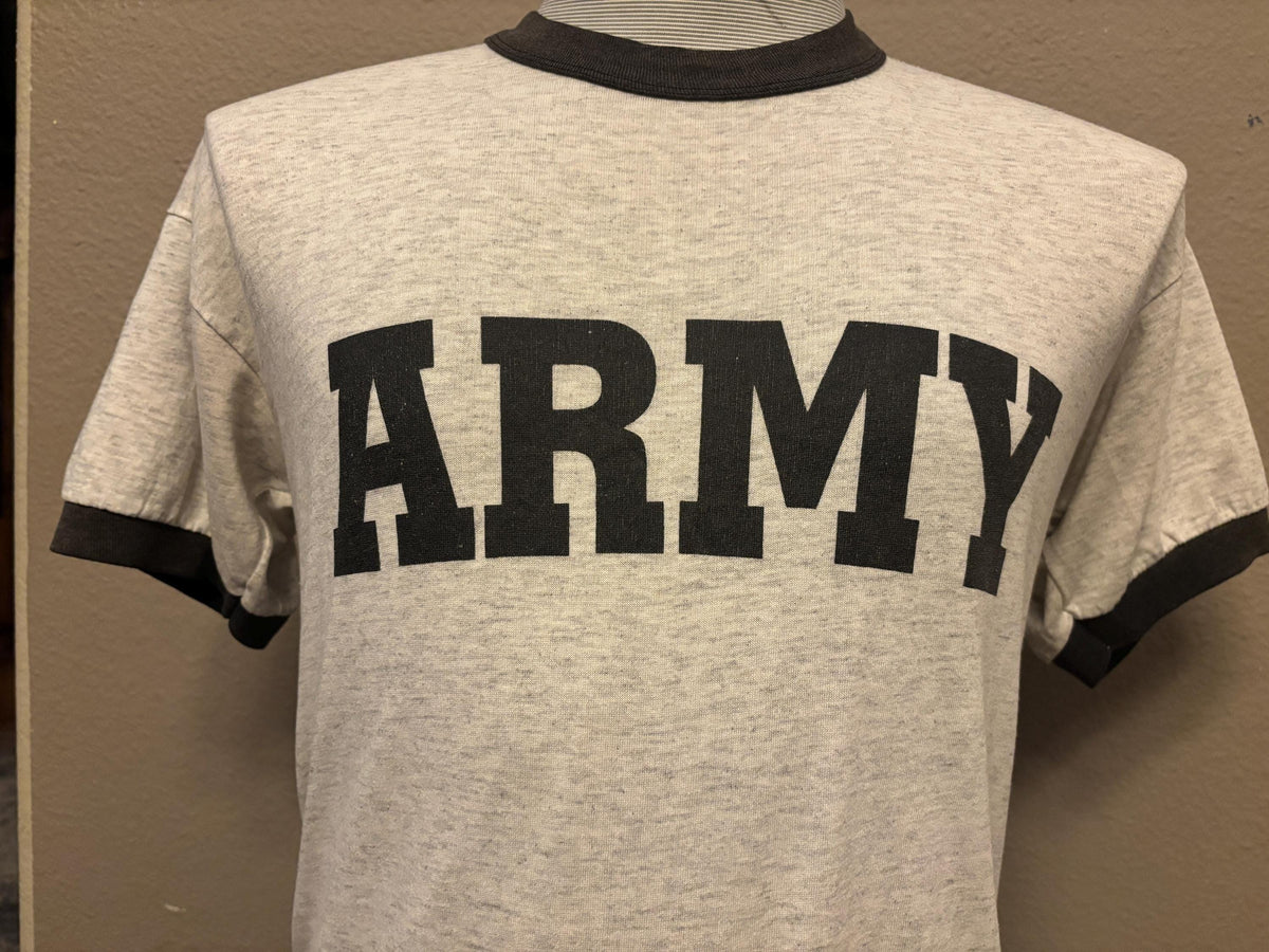Vintage 80s Military Army Awarded For Excellence Soft Paper Thin Tshirt L Graphic Tee – Cozy Vibes · High-Quality Print