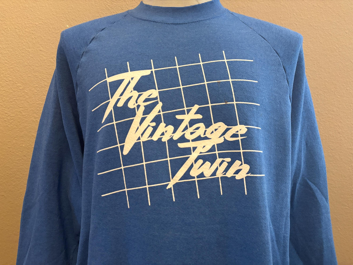 Vintage 90s The Vintage Twin Grid Crewneck Sweatshirt XL Sweatshirt – Easygoing Wear · Must-Have Style