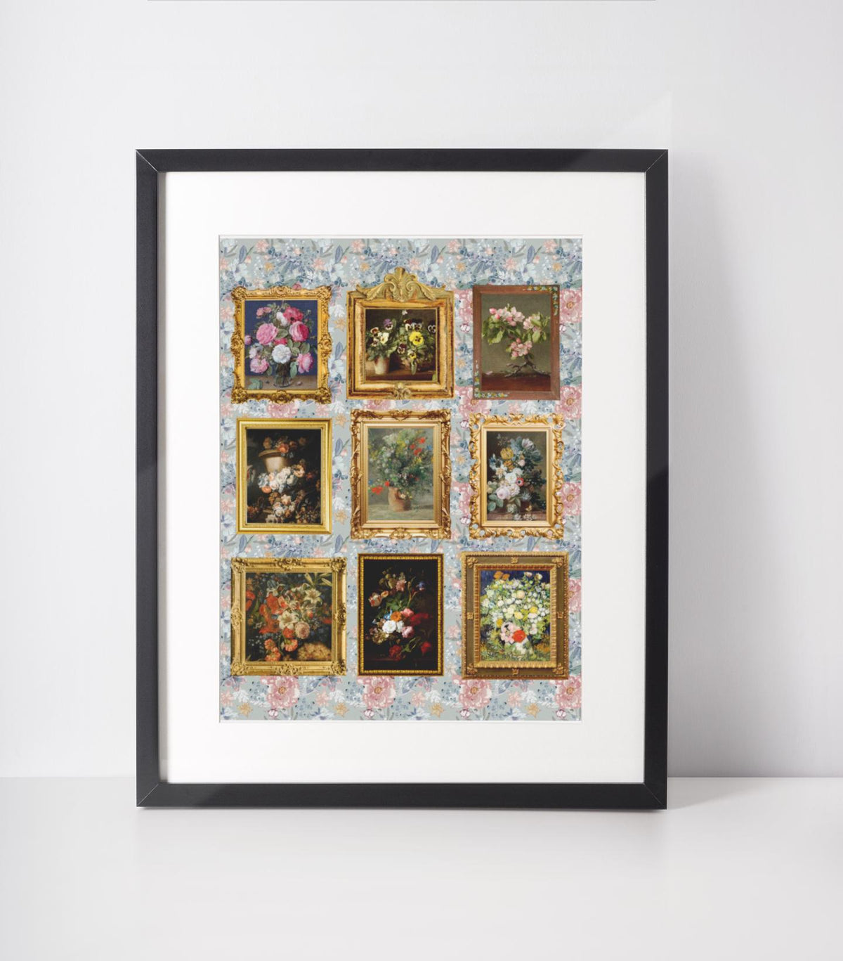 Flower Paintings Poster Print for Art Historian Who Loves Classic Dutch and Flemish Paintings of Roses Boho Garden Lover Gift for Florist Graphic Tee – Fan Favorite · High-Quality Print
