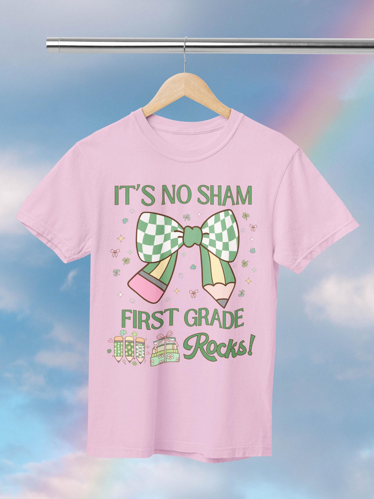 St Patricks Day Teacher Shirt First Grade Rocks Funny Saying Teaching Assistant TShirt for Teaching Assistant Elementary Education Major Graphic Tee – Fan Favorite · Great Gift For Fans