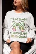 St Patricks Day Teacher Sweatshirt Fourth Grade Rocks Funny Saying Teaching Assistant Gift Teaching Assistant Elementary Education Major Sweatshirt – Everyday Comfort · Great Gift For Fans