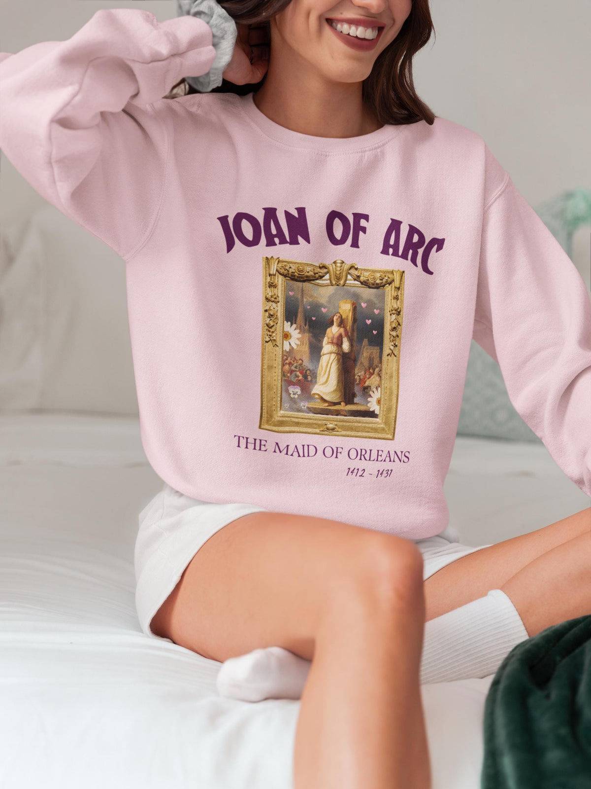 Joan of Arc Art History Sweatshirt French History Buff Gift for Social Studies Teacher or European History Professor Women39s History Shirt Sweatshirt – Feel-Good Design · Great Gift For Fans