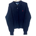 Vintage Polo Ralph Lauren Knit Wool Sweater 2XL Blue Henley Graphic Tee – Warm & Stylish · Great Gift For Fans